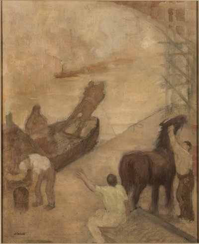Canal del Puerto de Manchester de Adolphe Valette