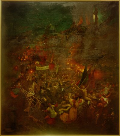 El baile de los QuatzArts de Adolphe Leon Willette