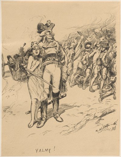 Valmy, 1899 de Adolphe Leon Willette