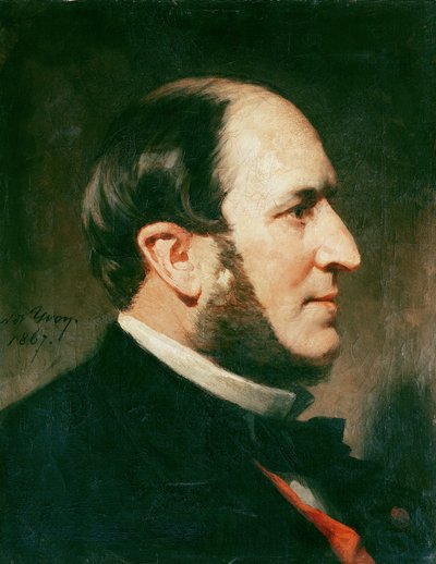 Barón Georges Eugene Haussmann (1809-91) 1867 de Adolphe Yvon