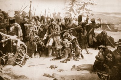 El Mariscal Ney apoyando la retaguardia francesa de Adolphe Yvon