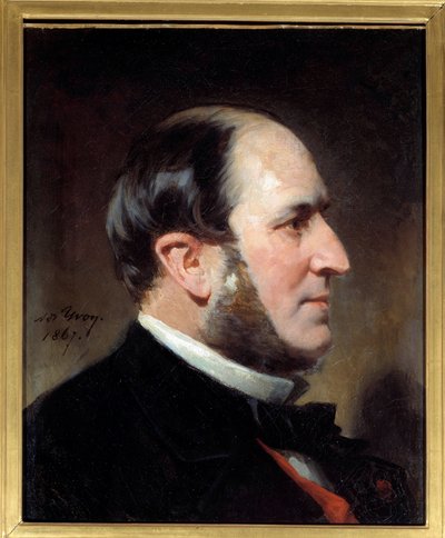 Retrato del Barón Eugene-Georges Haussmann, Prefecto de París (1809-1891) de Adolphe Yvon