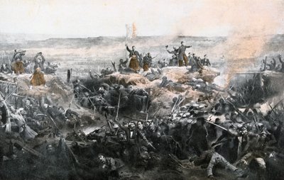 Toma de Malakoff por el ejército francés, 1855 de Adolphe Yvon