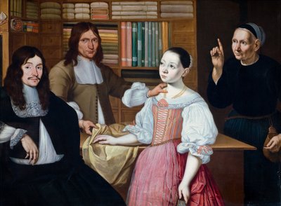 En la tienda de telas de Adriaan Bloemaert
