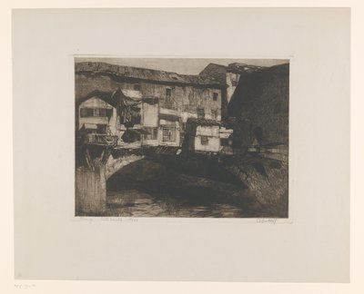 Florencia. Ponte Vecchio (título original del objeto) de Adriaan J. van 