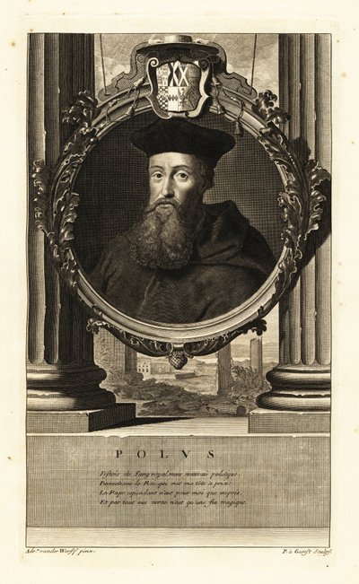 Reginald Pole (1500-1558) (grabado) de Adriaan van der (after) Werff