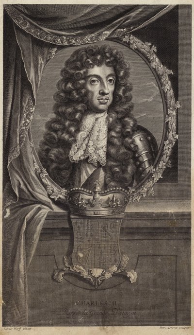 Retrato del Rey Carlos II de Adriaan van der Werff