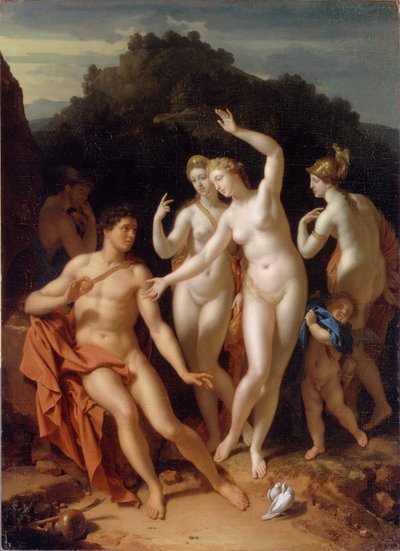 El juicio de Paris, 1716 de Adriaan van der Werff