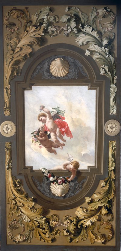 Tres putti, 1696 de Adriaan van der Werff