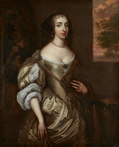 Retrato de María de Orange de Adriaen (circle of) Hanneman