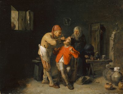 En el dentista, 1625-38 de Adriaen Brouwer