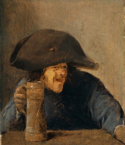Campesino con Bicorne y Jarra, c.1630 de Adriaen Brouwer