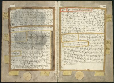 Visboeck de Adriaen Coenen - KB 78 E 54 - folios 150v (izquierda) y 151r (derecha) de Adriaen Coenen