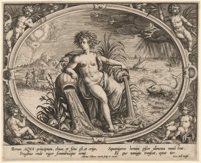 Aqua (Agua) de Adriaen Collaert