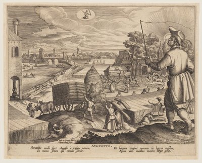 Agosto, de Doce Meses de Adriaen Collaert