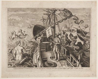 Cristóbal Colón de Adriaen Collaert
