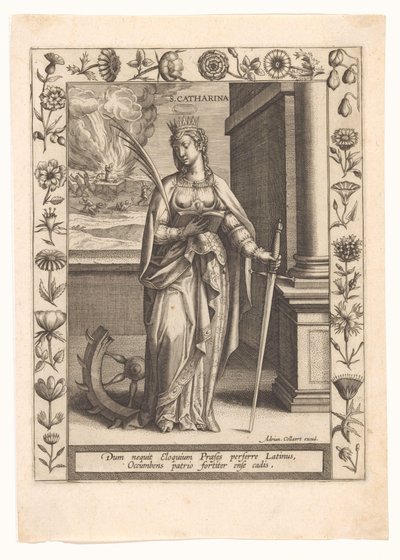 Santa Catalina de Adriaen Collaert
