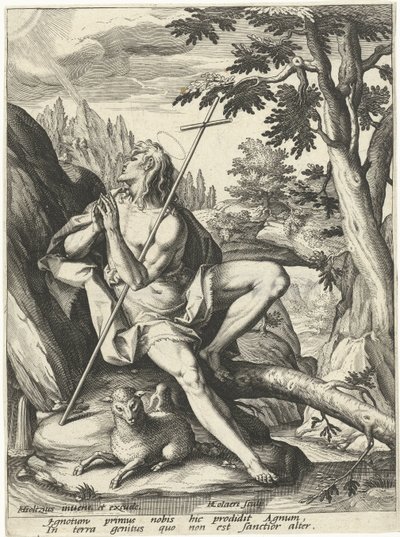 Juan el Bautista de Adriaen Collaert