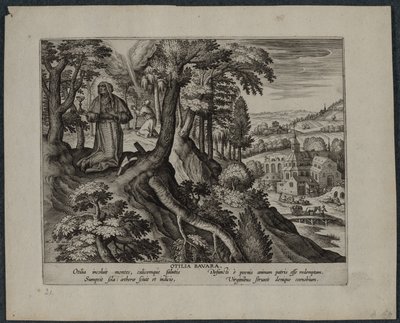 Otilia Bavara de Adriaen Collaert
