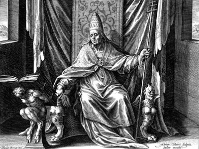 Papa Gregorio I, el Grande, c. 1540-1567 de Adriaen Collaert