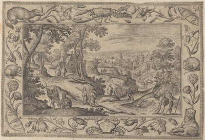 El envío de los apóstoles, ca. 1584 de Adriaen Collaert