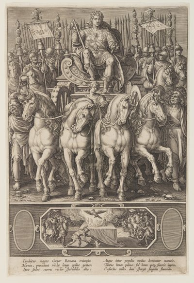 El triunfo de César de Adriaen Collaert
