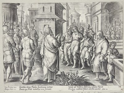 Los hechos de los apóstoles de Adriaen Collaert