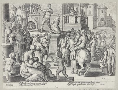 La decapitación de Santiago de Adriaen Collaert