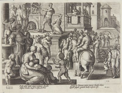 La decapitación de Santiago de Adriaen Collaert