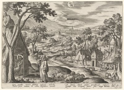 El Buen Pastor de Adriaen Collaert after Hans Bol