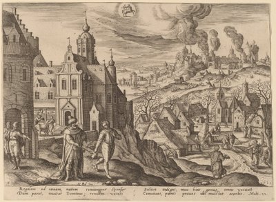 La Parábola del Reino de los Cielos de Adriaen Collaert after Hans Bol