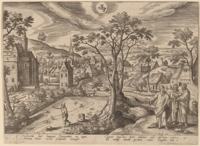 La parábola del sembrador de Adriaen Collaert after Hans Bol
