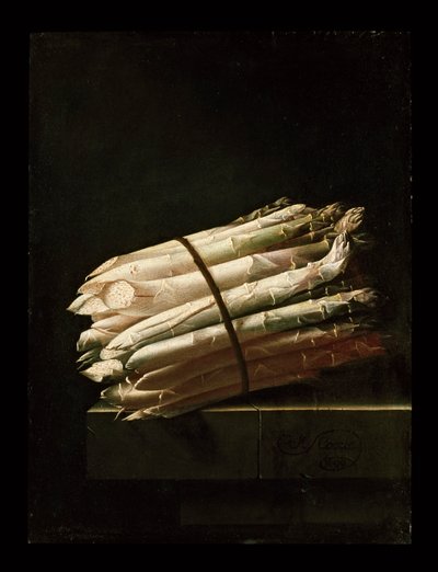 Naturaleza Muerta de Espárragos, 1699 de Adrian Coorte