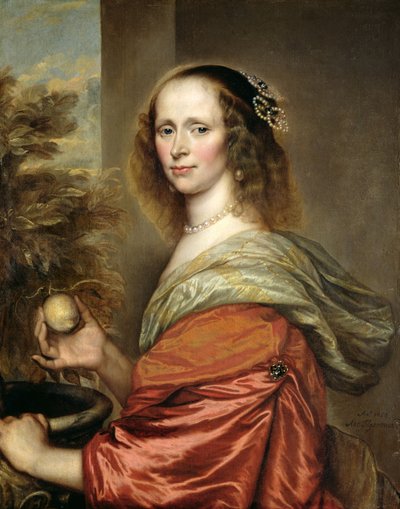 Retrato de una Mujer de Adriaen Hanneman