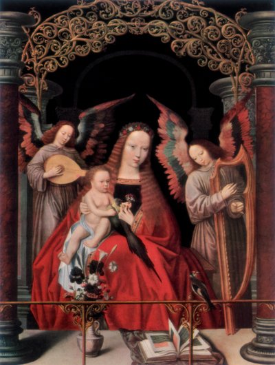 La Virgen y el Niño con ángeles de Adriaen Isenbrandt