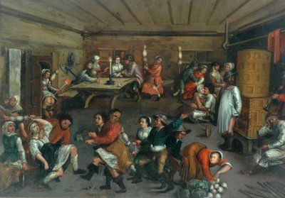 Una fiesta holandesa, 1622 de Adriaen Jansz. van Ostade