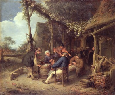 Después del trabajo en el campo, 1659 de Adriaen Jansz. van Ostade