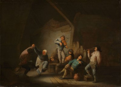 Pareja bailando de Adriaen Jansz. van Ostade