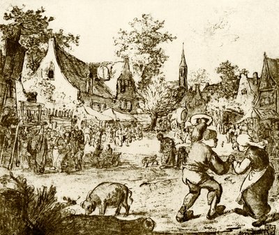 Feria holandesa de Adriaen Jansz. van Ostade
