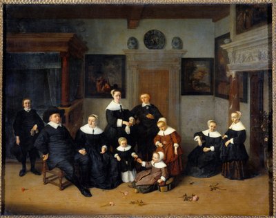 Retrato de familia de Adriaen Jansz. van Ostade