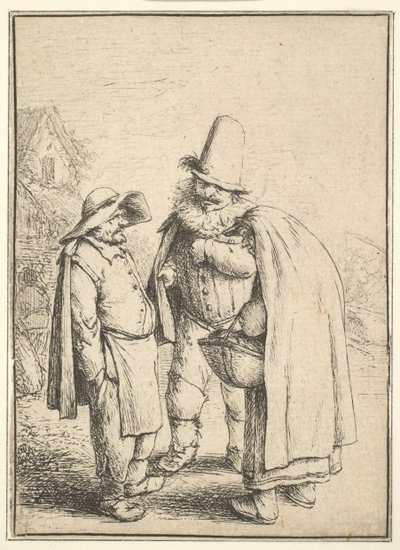 Figuras grotescas de Adriaen Jansz. van Ostade