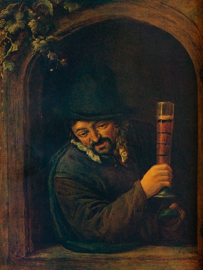 Campesino en una ventana, c1658 de Adriaen Jansz. van Ostade
