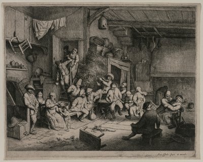 El baile en la posada de Adriaen Jansz. van Ostade