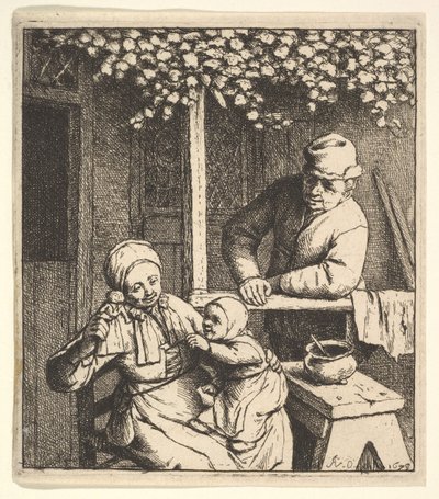 La muñeca, 1610-85 de Adriaen Jansz. van Ostade