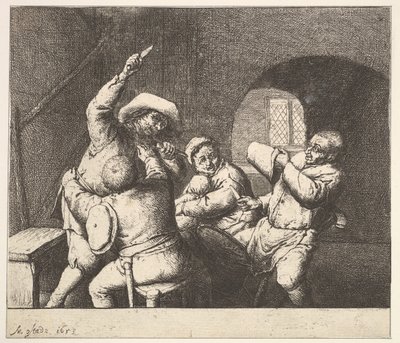 El Puñal, 1610-85 de Adriaen Jansz. van Ostade