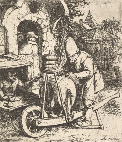 El afilador de Adriaen Jansz. van Ostade