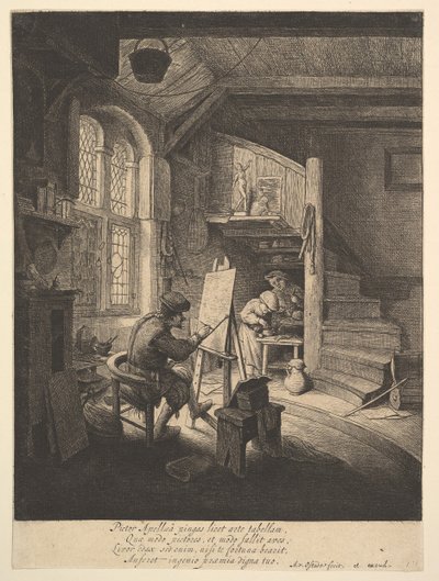El pintor de Adriaen Jansz. van Ostade