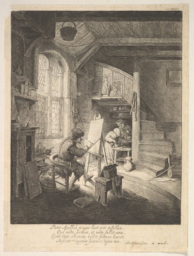 El Pintor, siglo XVII de Adriaen Jansz. van Ostade