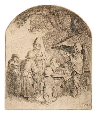 El charlatán de Adriaen Jansz. van Ostade