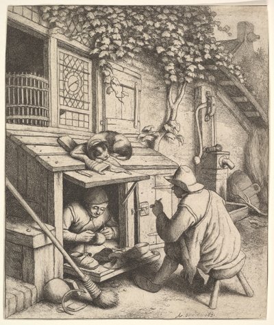 El zapatero de Adriaen Jansz. van Ostade